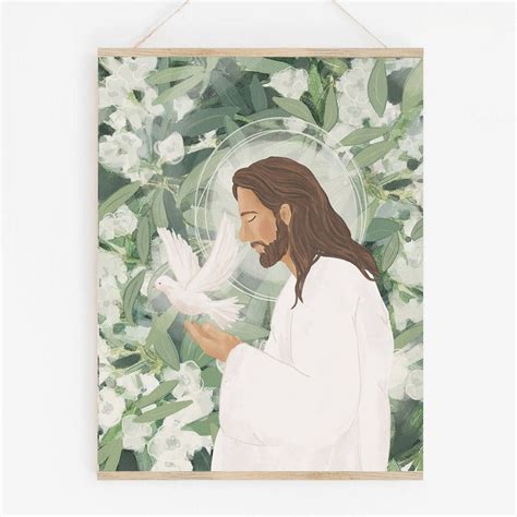 My Peace Illustration | Etsy in 2021 | Peace illustration, Jesus art, Pictures of christ