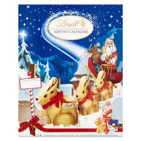 Lindt Milk Chocolate Advent Calendar Christmas Calendar