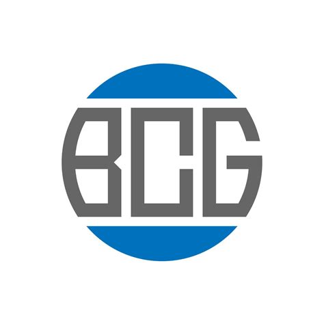 BCG letter logo design on white background. BCG creative initials circle logo concept. BCG ...