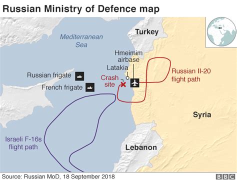 Map Of Israel And Russia