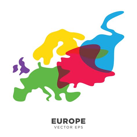 Creative Europe Map Vector, vector eps 10 561539 Vector Art at Vecteezy