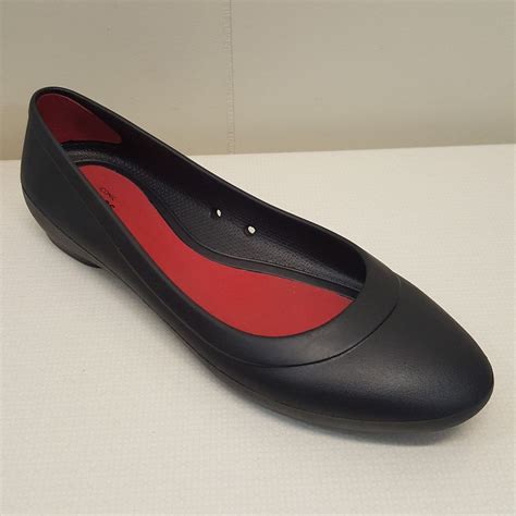 Crocs 11 Iconic Comfort Flats LINA Shoes Black #Crocs #Comfort # ...