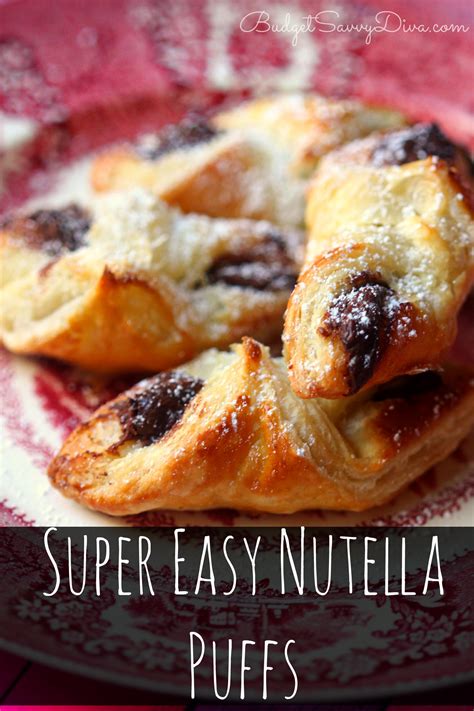 Super Easy Nutella Puffs Recipe - Budget Savvy Diva