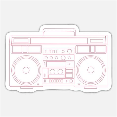 Boom Box Stickers | Unique Designs | Spreadshirt