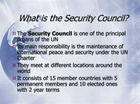 PPT - Introduction to the United Nations Security Council PowerPoint ...