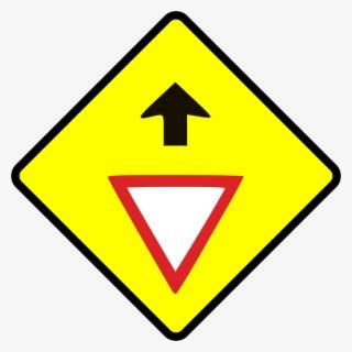 Free Vector Caution Give Way Sign Clip Art - Give Way Sign Australia , Free Transparent Clipart ...