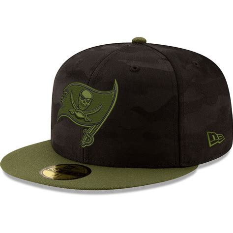 Men's Tampa Bay Buccaneers New Era Black/Olive Camo Royale 59FIFTY ...