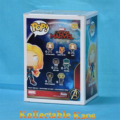 Captain Marvel (2019) - Captain Marvel Glow in the Dark Pop! Vinyl Figure (RS) #432 ...