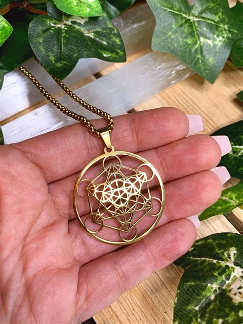 Excited to share this item from my #etsy shop: METATRON'S CUBE Gold ...