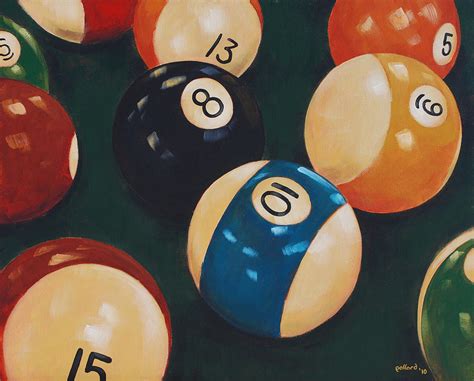 Billiards Painting by Glenn Pollard - Fine Art America