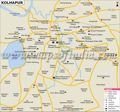 Kolhapur City Map