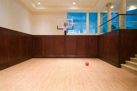 Glorious Basketball Court decorating ideas for Prepossessing Home Gym ...