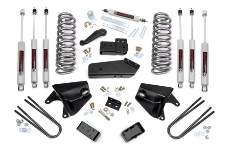 4 Inch Lift Kit | Quad Front Shocks | Ford Bronco 4WD (1980-1996) | Rough Country