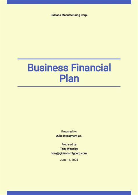 Business Plan Financial Templates - 15+ Docs, Free Downloads | Template.net