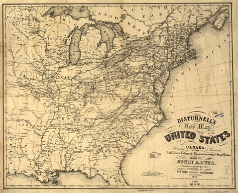 1850 Railroad Map - According to the past records in the year of ...