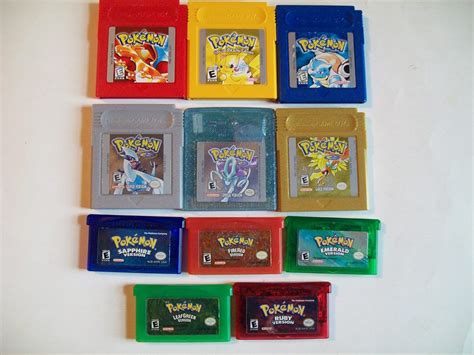 All Pokemon Gameboy Games - arabiatree