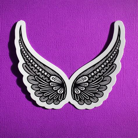 Wings Sticker WATERPROOF - Etsy