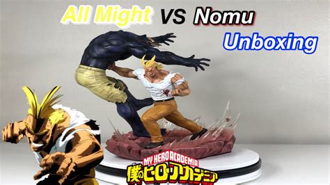 All Might VS Nomu Statue Unboxing & Review By 37 Lab Studio My Hero Academia - YouTube