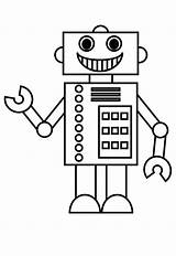 22  Easy Robot Coloring Pages sketch template