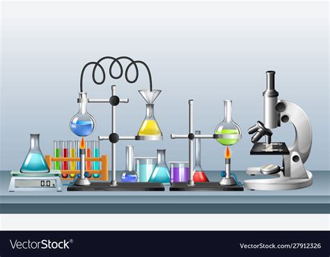 Test Tubes And Beakers Clipart School