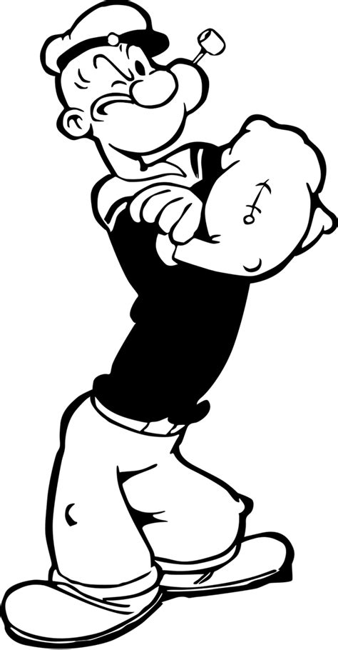 Popeye Cartoon Vector | Cartoon drawings, Popeye cartoon, Cartoon tattoos