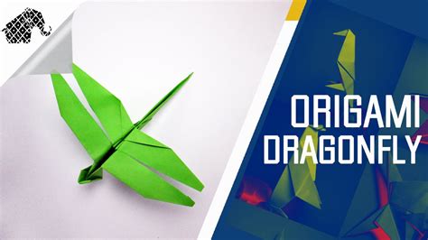 Origami How To Make An Origami Dragonfly - YouTube