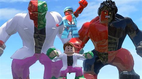 Dr.Curt Connors (Transformation) Lizard,Red Hulk Vs Black Hulk - LEGO Marvel Super Heroes Games ...