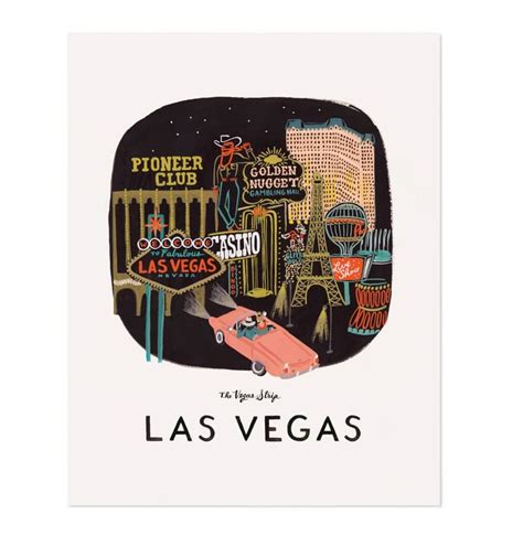 Las Vegas Art Print ($40-$50) | Gifts For Extroverts | POPSUGAR Smart ...