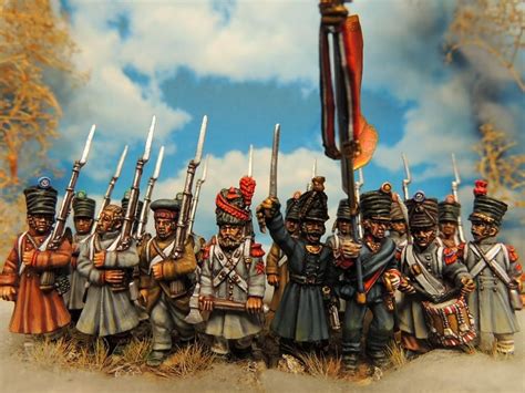 28mm Warlord French Infantry Miniatures Painted by Francesco Thau