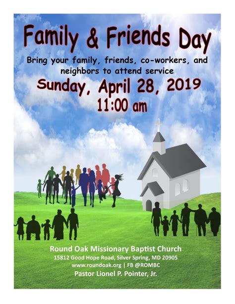 Friends and Family Day – Round Oak Missionary Baptist Church