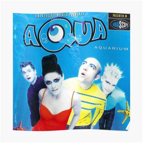 "Aqua "Aquarium" Album Cover" Poster for Sale by adambombnickel | Redbubble