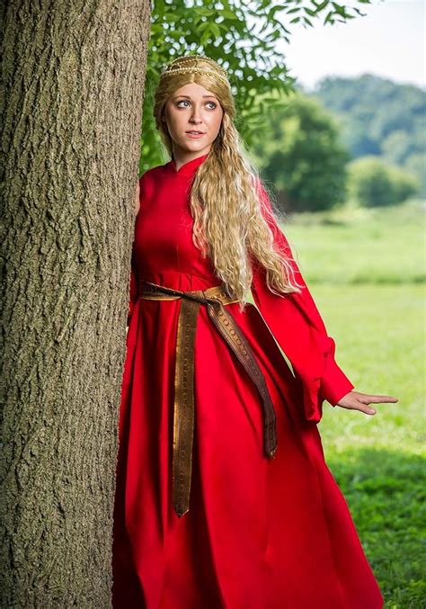 Medieval Fantasy Gown Princess Buttercup's Red Dress PDF Pattern ...