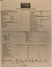 High School Transcript.pdf - | Course Hero