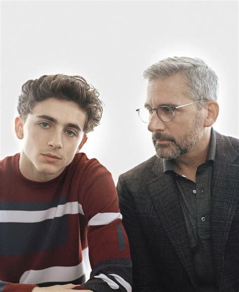 Timothée Chalamet and Steve Carrell 2018 | Timothee chalamet, Beautiful ...