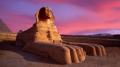 Egypt, Sphinxes, Sunset, Architecture, Desert, Sculpture Wallpapers HD / Desktop and Mobile ...