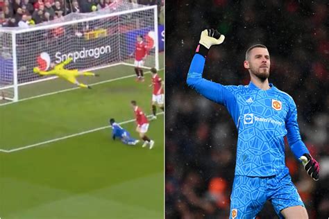 (Video) David de Gea bags Premier League award for stunning save vs Leicester