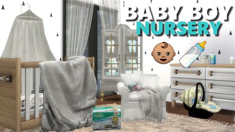 THE SIMS 4 l NURSERY ROOM FINDS + CC LIST (CRIB,DIAPERS,BABY WIPES, TOY BOX ETC...) - YouTube