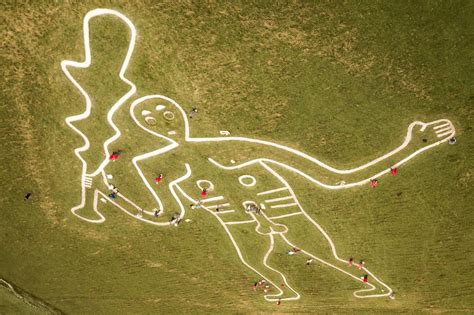 Cerne Abbas Giant’s likely age revealed but air of mystery remains in new study conducted by the ...