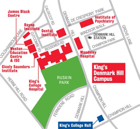 King's College London - Campus maps