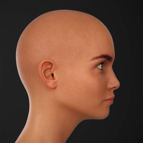 CGMonkeyKing - Female Cyborg Head