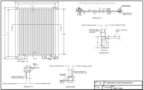 Shipping Container Cad Drawing | con2do | Pinterest | Cad drawing, Drawings and Shipping containers