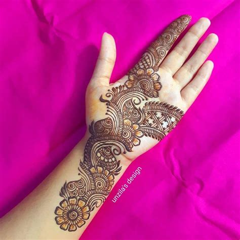 Top 100+ Simple Mehndi Designs - Easy-Peasy Yet Beautiful! – WedBook | Mehndi designs front hand ...