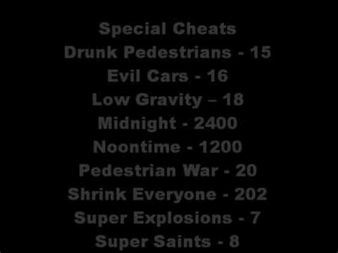 saints row 2 cheats - YouTube