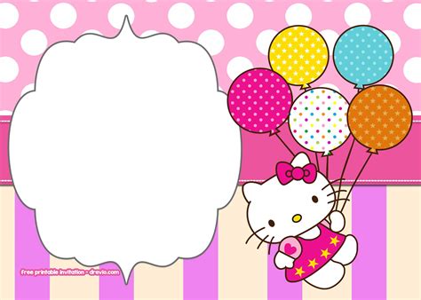 Hello Kitty Free Printable Birthday Party Invitation Hello Kitty – NBKomputer