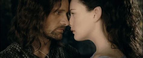 Viggo Mortensen and Liv Tyler as Aragorn and Arwen in Lord of the Rings ...