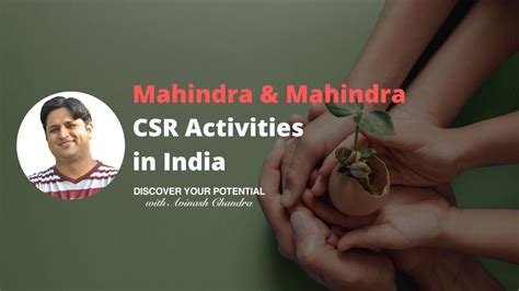 Mahindra and Mahindra CSR Activities | Avinash Chandra