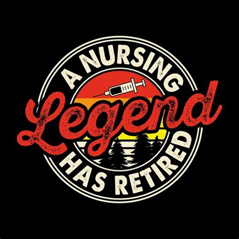 Premium Vector | Nurse lover funny retirement pension retired retro vintage retirement tshirt design