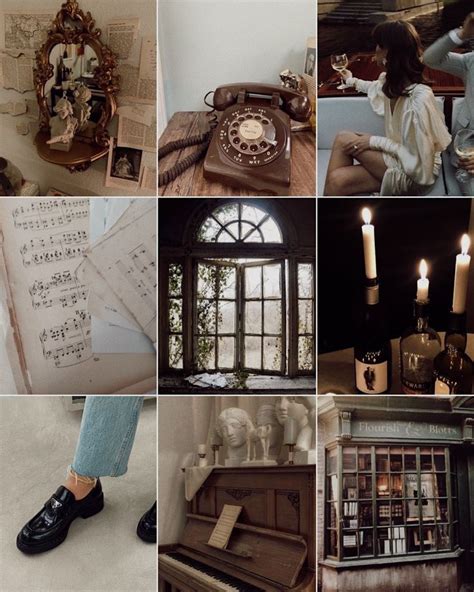 Dark Academia Mood Board | Dark academia, Mood board, Dark academia ...