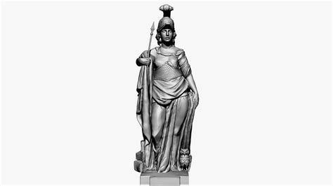 3D Minerva Statue - TurboSquid 1790504