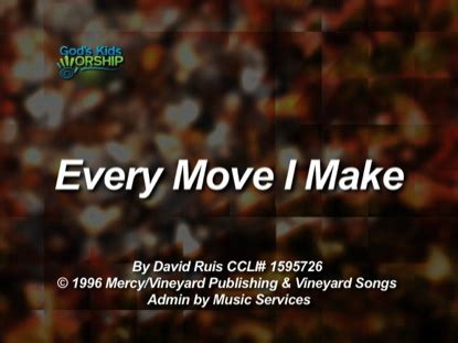 Every Move I Make | God's Kids Worship | Song Tracks | WorshipHouse Kids